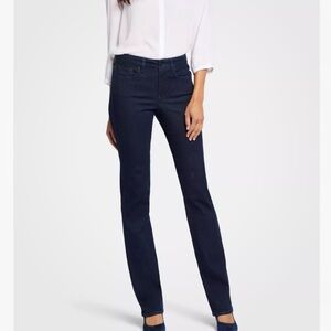 NWT- NYDJ Marylin Straight Black Jeans